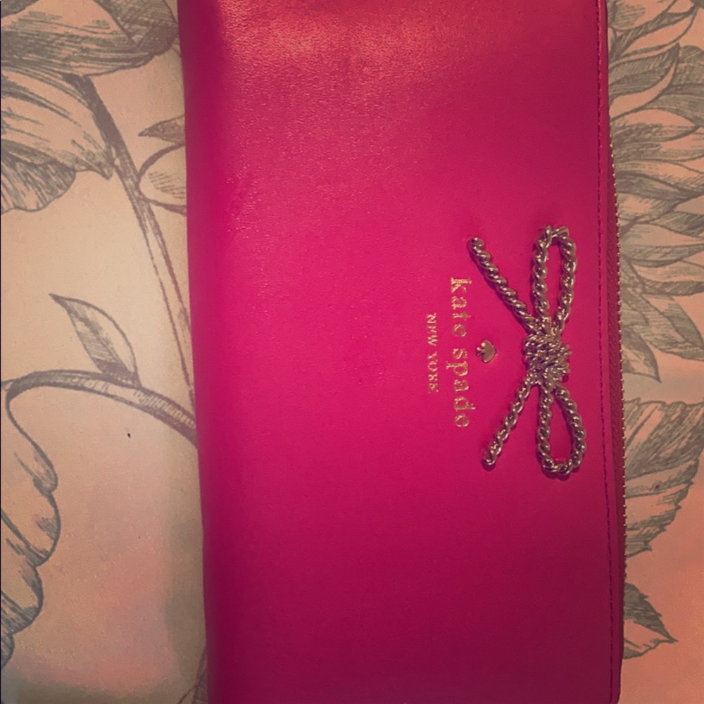 New with tags pink Kate Spade wallet